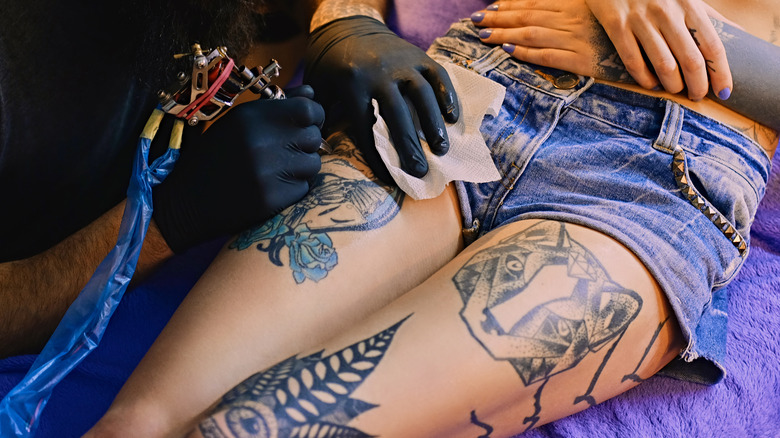 Back thigh tattoo design render by ElijahAkeemTattoos on DeviantArt