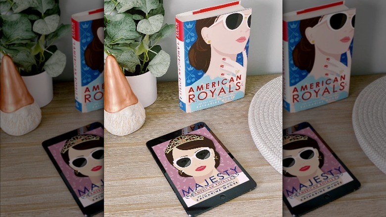 "American Royals" books on table