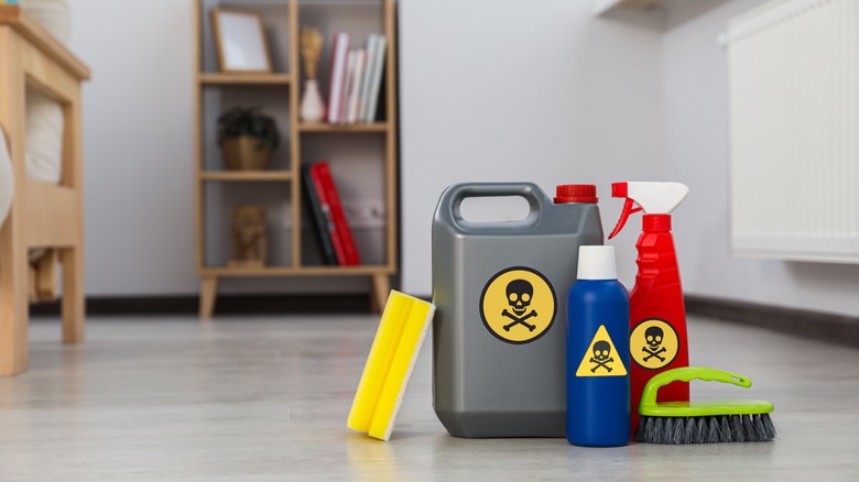 Toxic household chemicals 