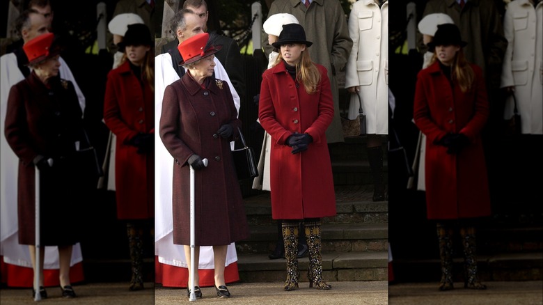 Queen Elizabeth II and Princess Beatrice