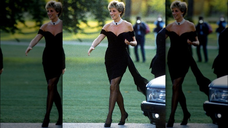 Princess Diana in little black dress 