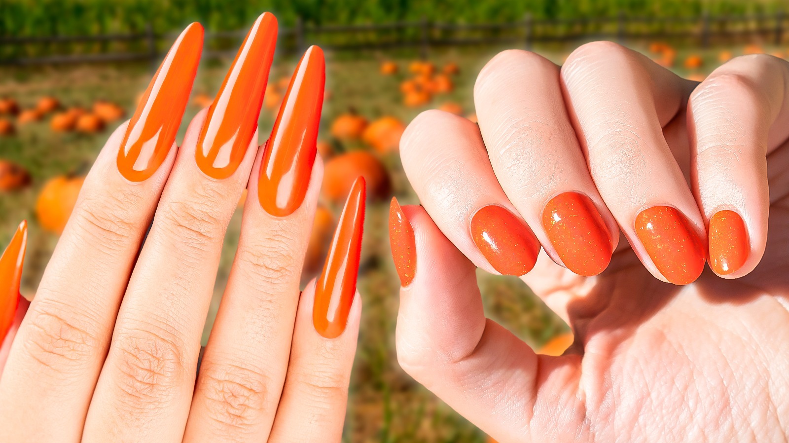 Pumpkin Glazed Nails Are Poised To Be The Biggest Manicure Trend Of