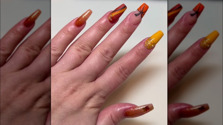 Long PSL-inspired nails