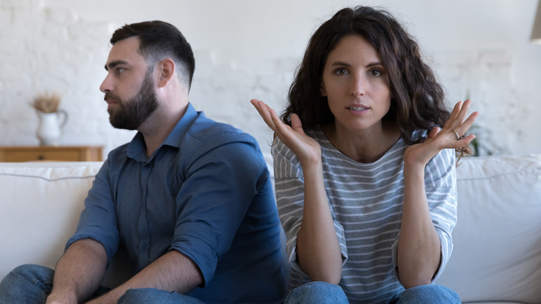 Distressed couple