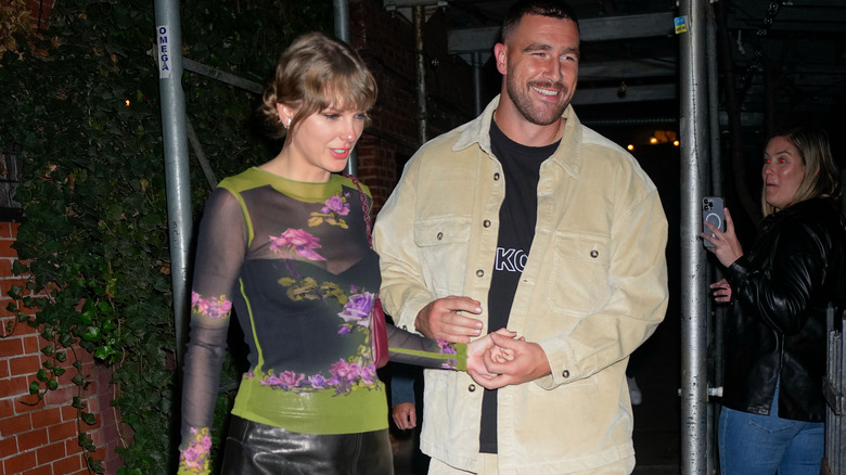 Travis Kelce and Taylor Swift together