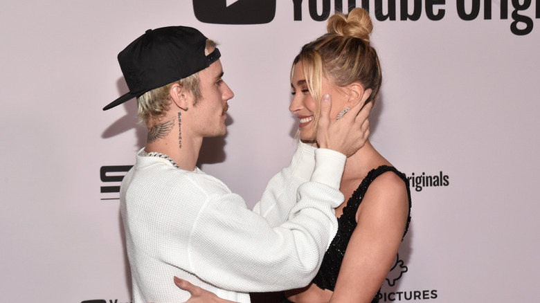 Justin and Hailey Bieber red carpet