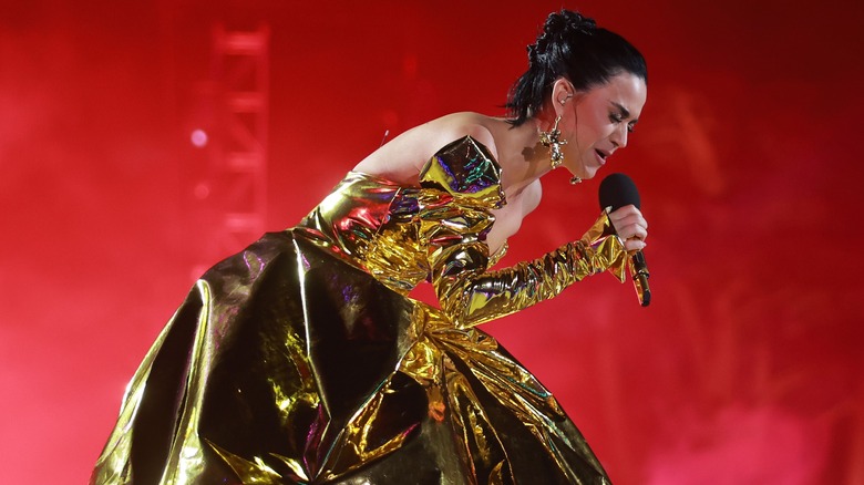 Katty Perry performing at King Charles' coronation