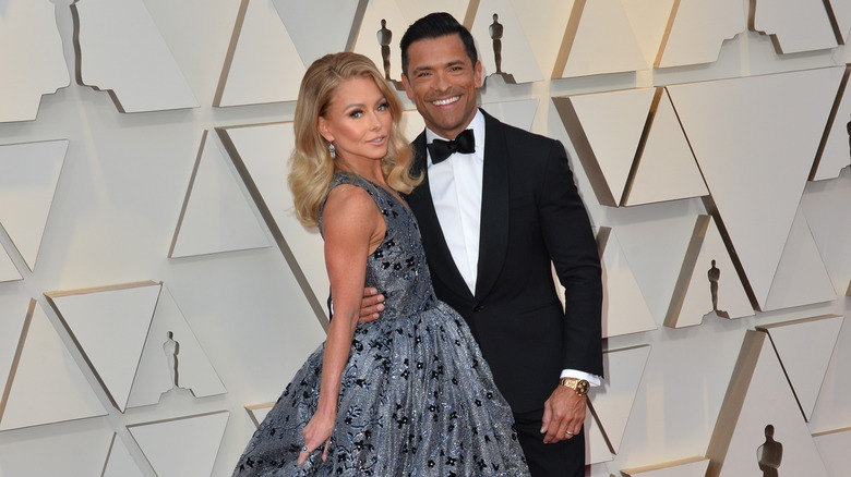 Kelly Ripa and Mark Consuelos at the Oscars.