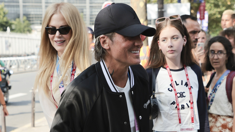 Nicole Kidman and Keith Urban with their daughter