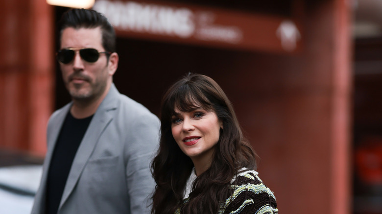 Zooey Deschanel and Jonathan Scott spotted out and about together.