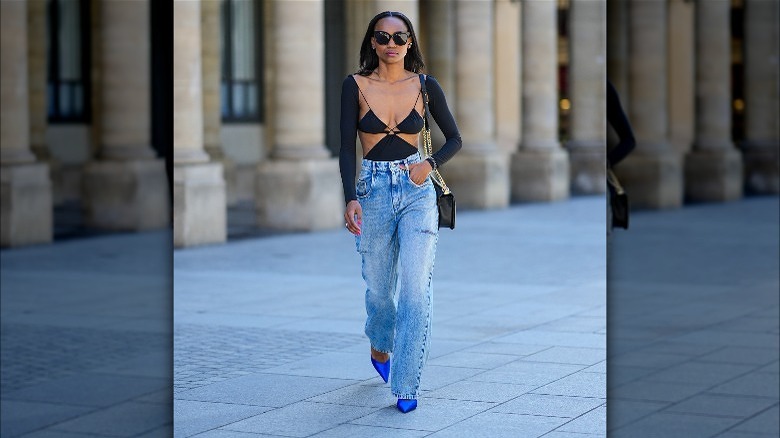 Boyfriend jeans outfit