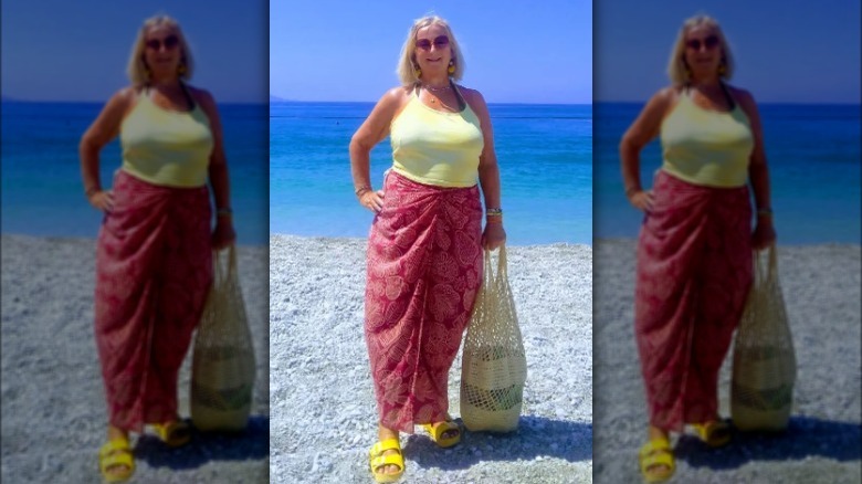 woman wearing a sarong