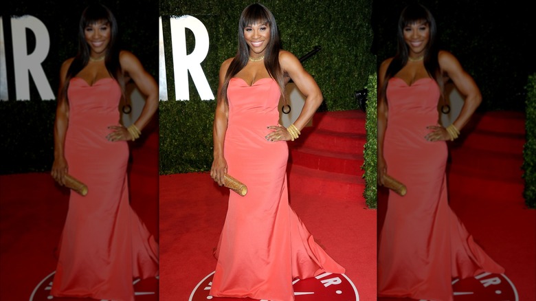 Serena Williams at the Vanity Fair Oscar Party in 2011.