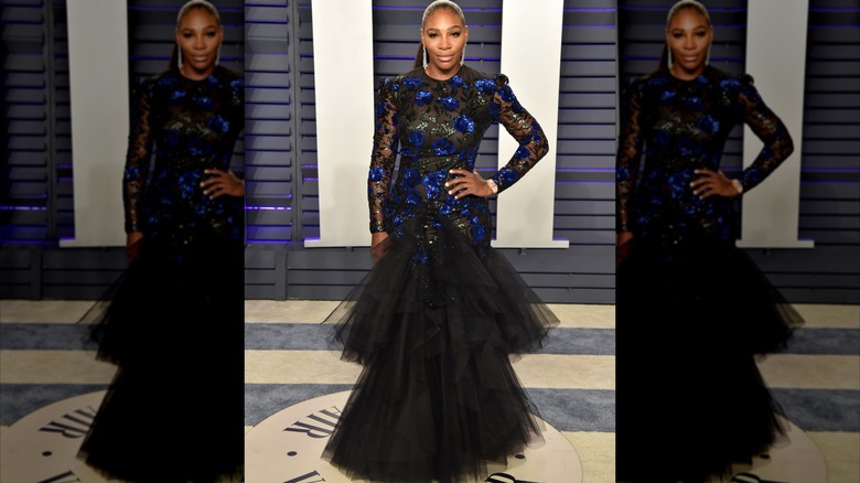 Serena Williams at the Vanity Fair Oscar Party in 2019.