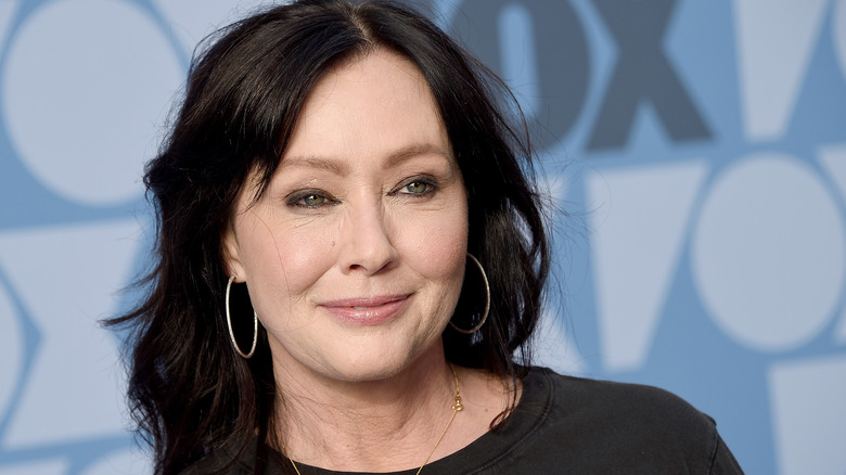 Smiling Shannen Doherty in 2019 