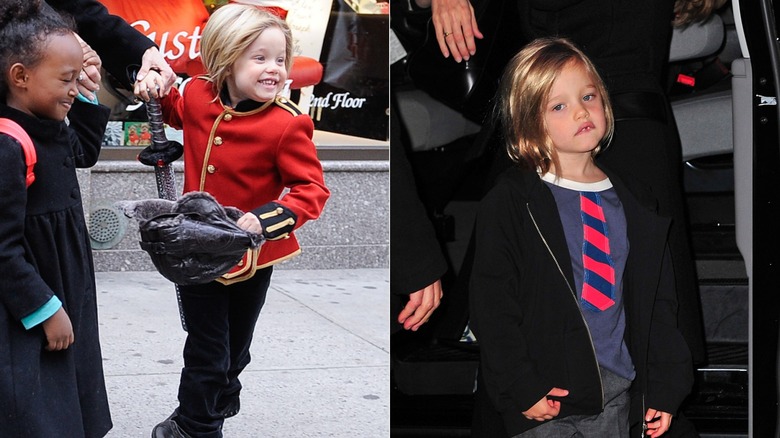 Shiloh Jolie-Pitt as a toddler