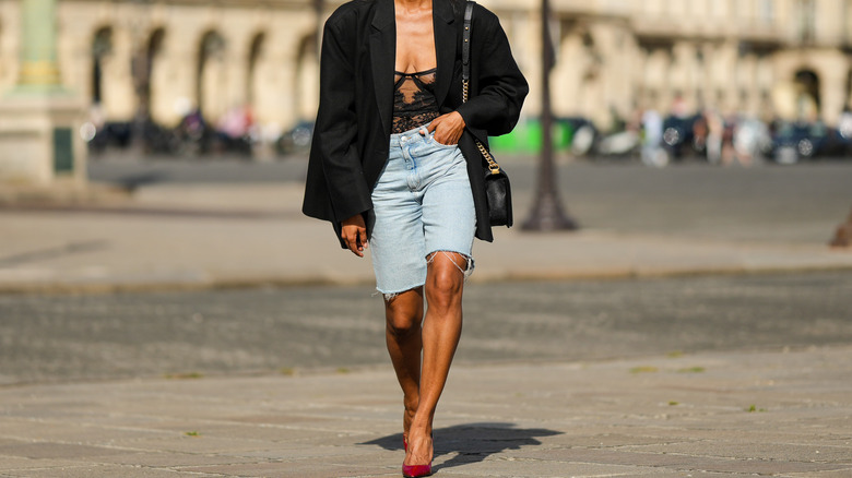 Short Shorts Are Not The Stylish Set This Spring. Now It's All
