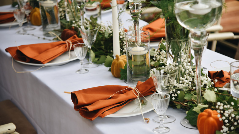 Set wedding table