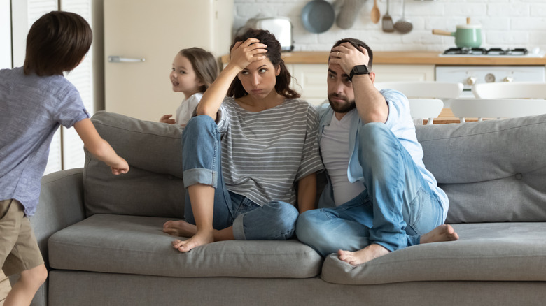 Family annoyed at child