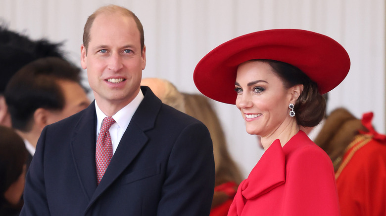 Smiling Kate Middleton Prince William