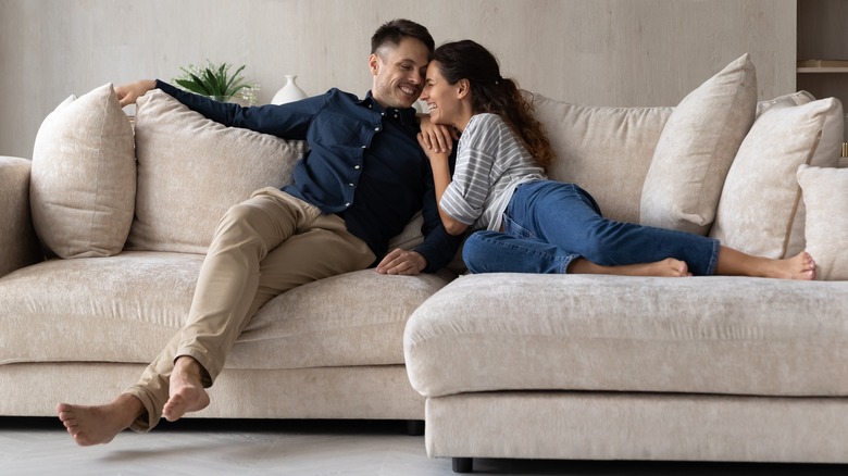 couple on couch