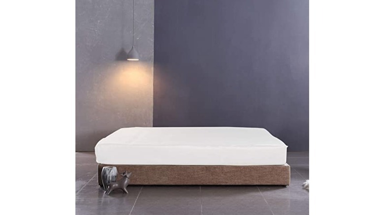 modern bedroom silk bed sheet