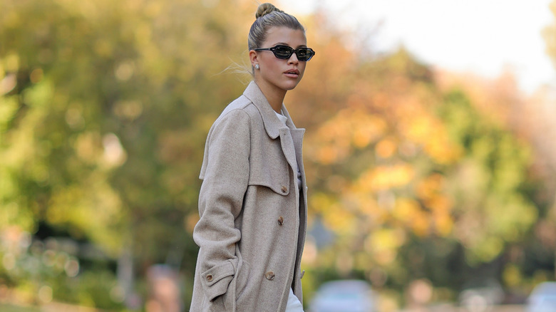 Sofia Richie Grainge walks on the street