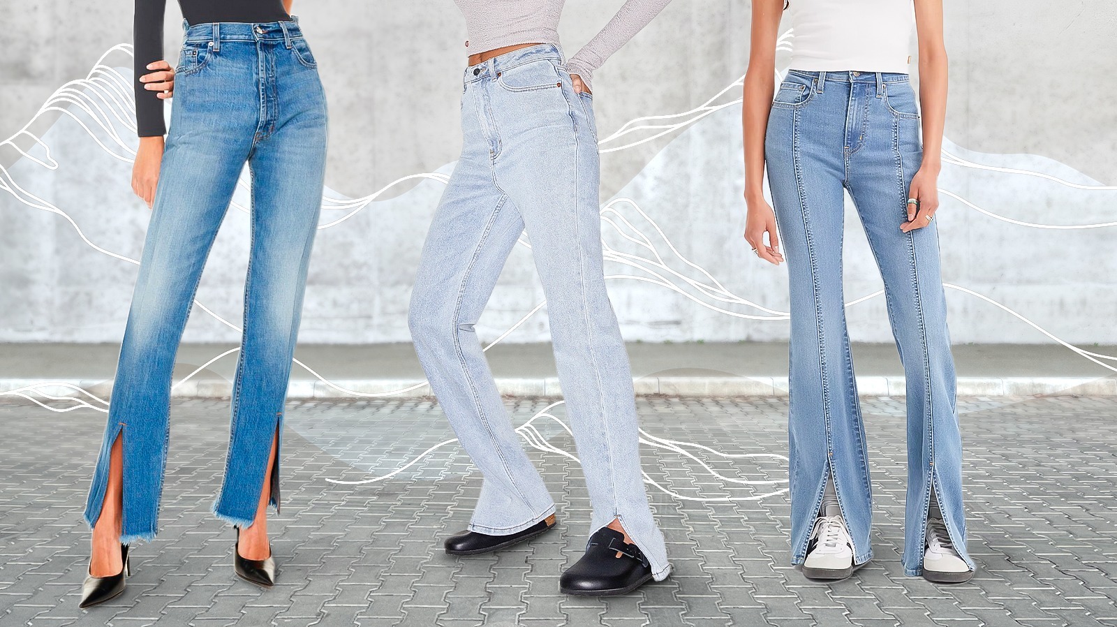 Pants trend: Why the split hem is the detail that changes
