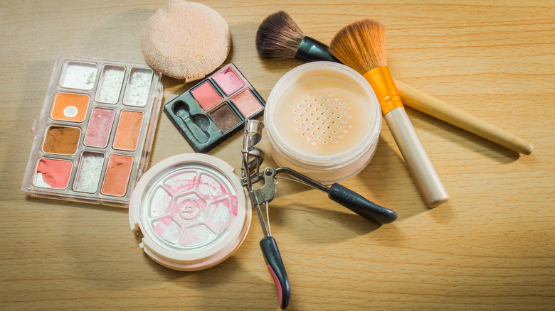 old and expired makeup products