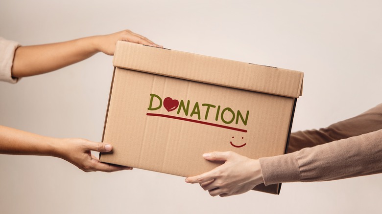 donation cardboard box