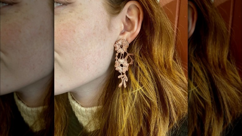 Lace earrings