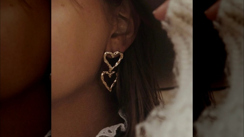 Heart earrings