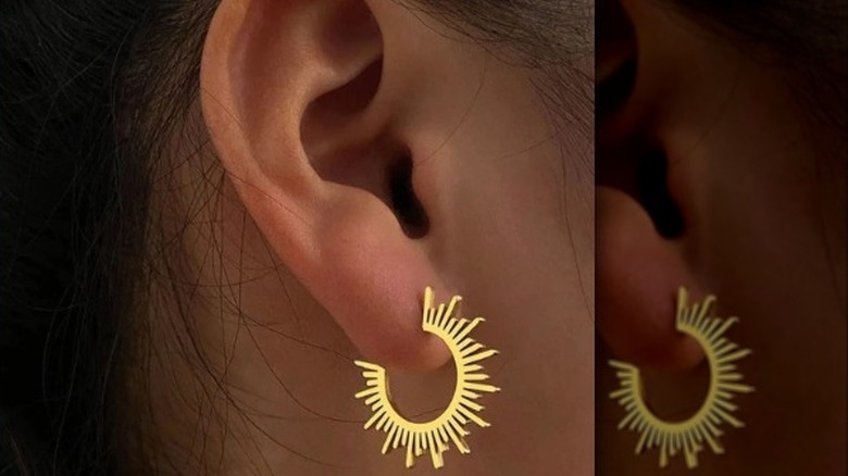 Sun earrings