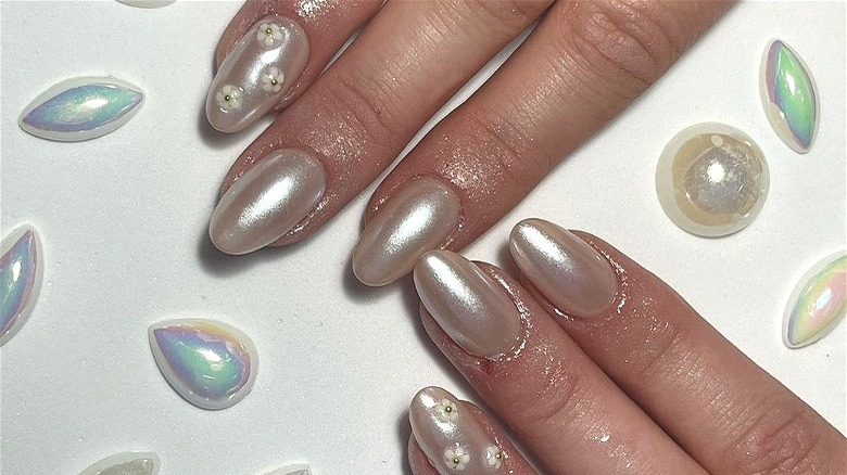 Metallic nails