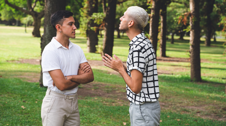 couple having a conversation