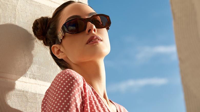 Woman in sunglasses