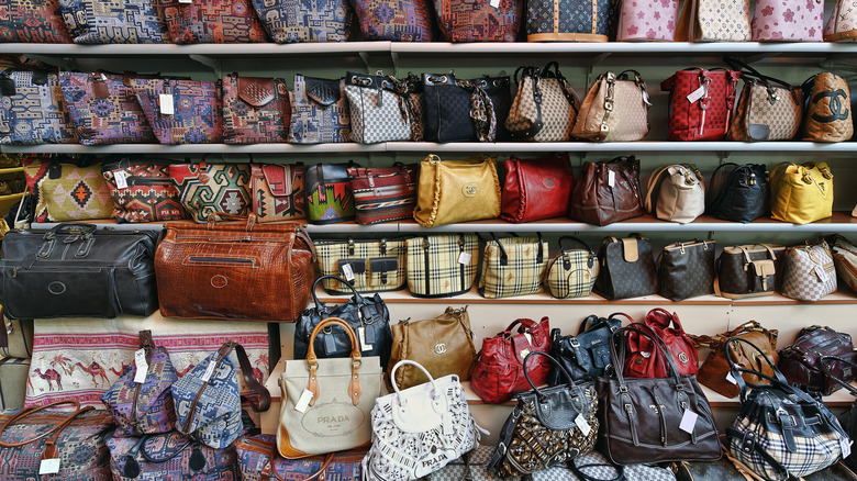 collection of counterfeit bags