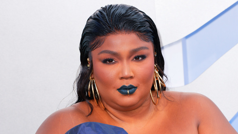 Lizzo on a red carpet