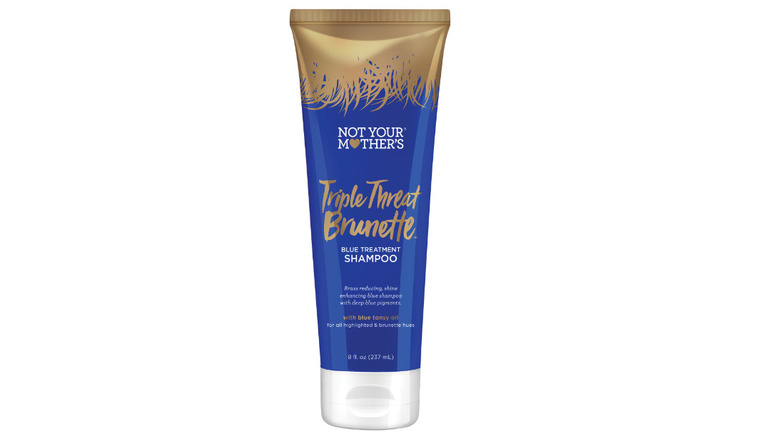 Not Your Mothers Triple Threat Brunette Blue Treatment Shampoo