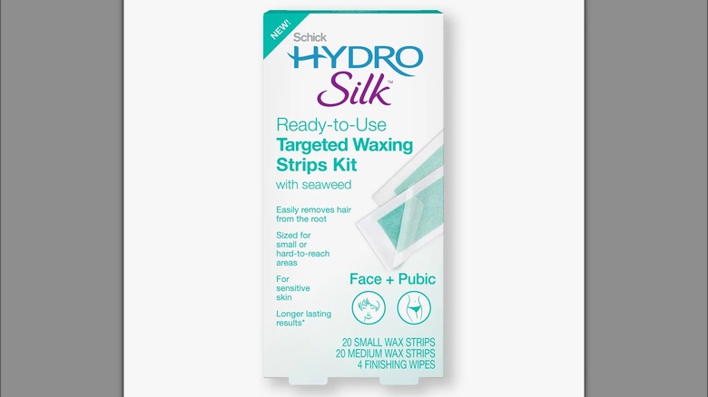 Schick Hydro Silk Ready-to-Use Targeted Waxing Strips Kit