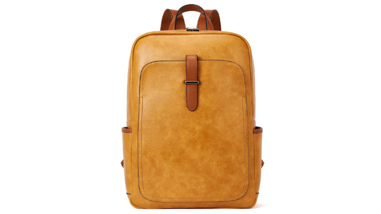 Bromen Leather Laptop Backpack