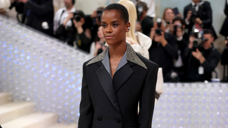 Letitia Wright at the Met Gala