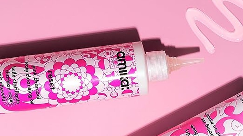 Amika Reset Pink Charcoal Scalp Cleansing Oil