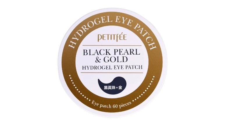 Petitfée's Black Pearl and Gold Hydrogel Eye Patches