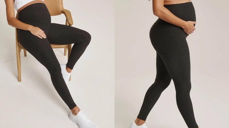 Beyond Yoga black maternity leggings