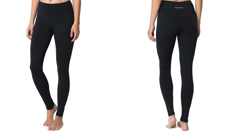 Baleaf fleece-lined black leggings