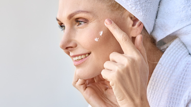 female skincare cream