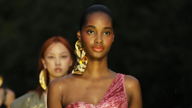 model during Prabal Gurung show