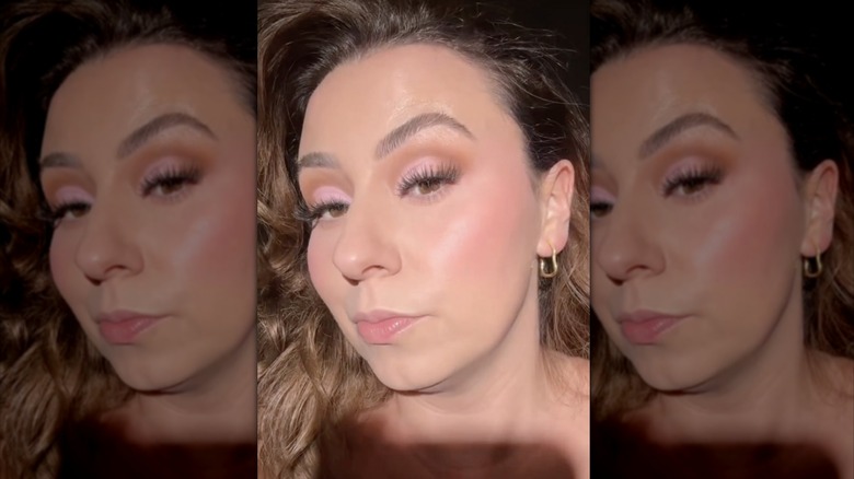 Instagram glowy blush tutorial reel