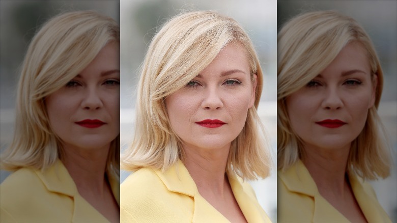 Kirsten Dunst side bangs